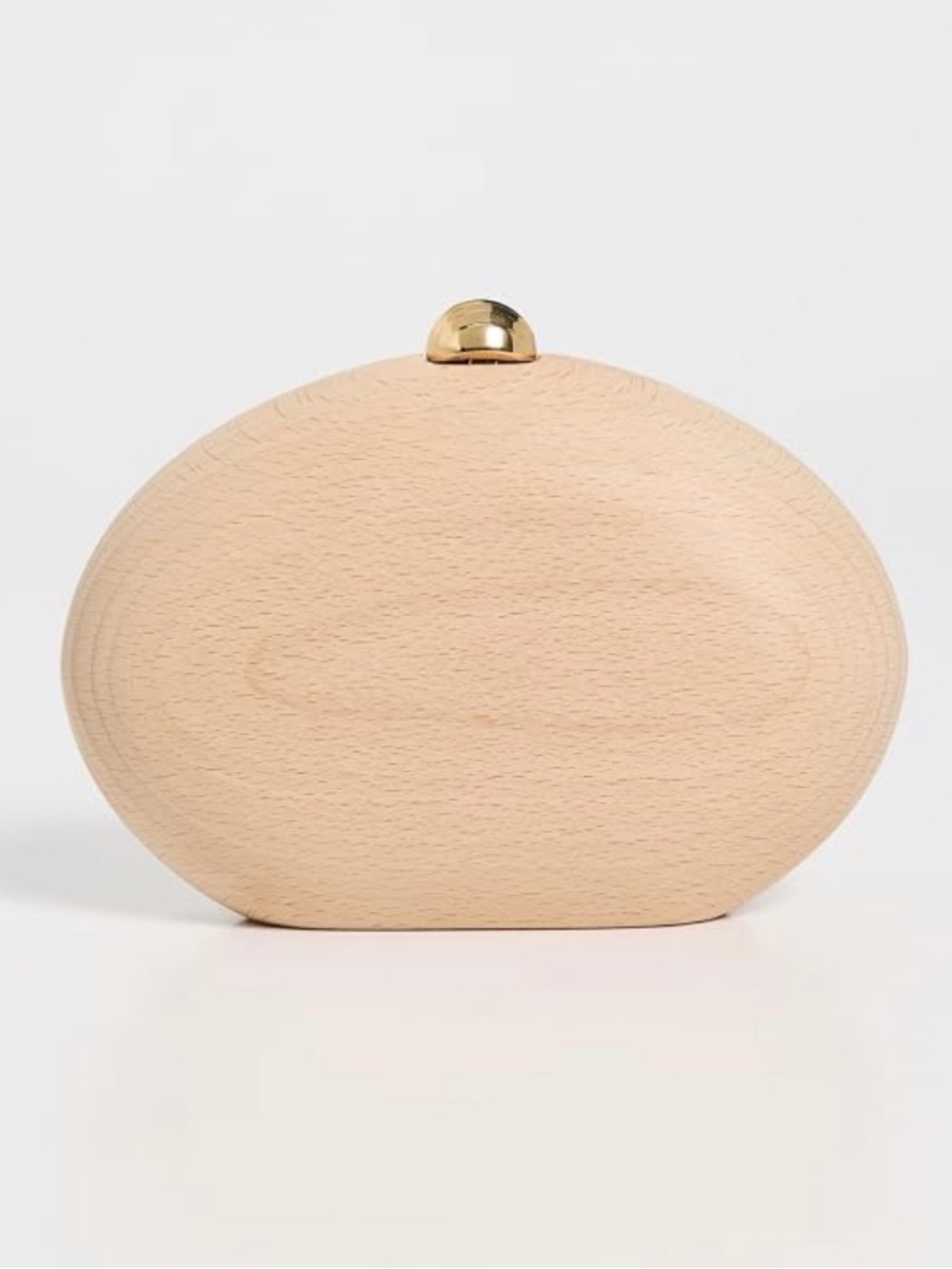 NWT ALEXIS Athena Wood Clutch